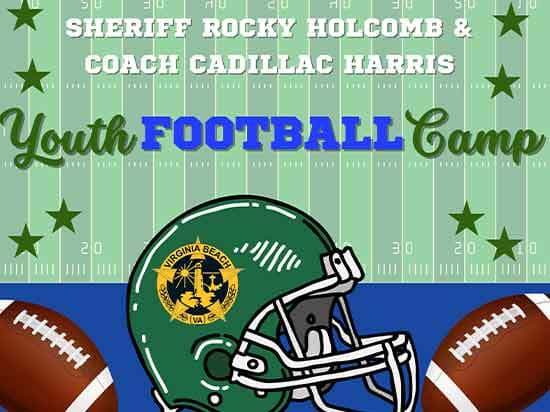 Sheriff Rocky Youth Foodball Camp Event banner
