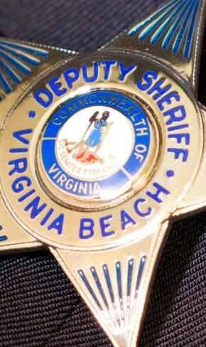 Close Up of Sheriff Badge